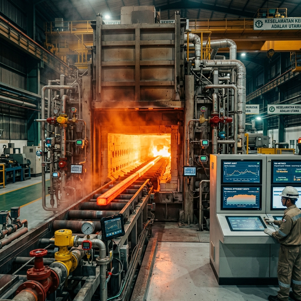 Energy Efficiency for Indonesian Steel Rolling Mills: Reheating Furnace Audit and ROI